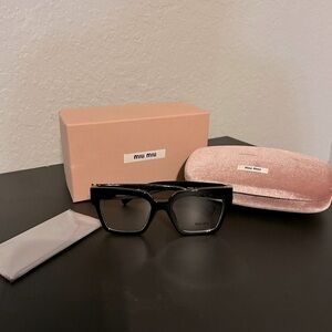 BRAND NEW!! Miu Miu Black Optical Glasses. VMU 04U size 52-19-135